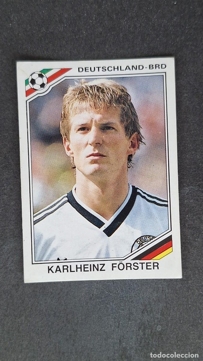 Cromos de F&uacute;tbol: L3 KARLHEINZ F&Ouml;RSTER SELECCION ALEMANIA 298 MUNDIAL MEXICO 86 PANINI NUNCA PEGADO SIN PEGAR
