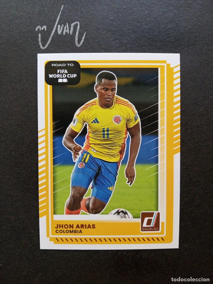 Cromos de F&uacute;tbol: N&ordm; 124 JHON ARIAS COLOMBIA PALMEIRAS ⚽ PANINI &reg; DONRUSS ROAD TO FIFA WORLD CUP 2026 2025 25 26 NUEVO
