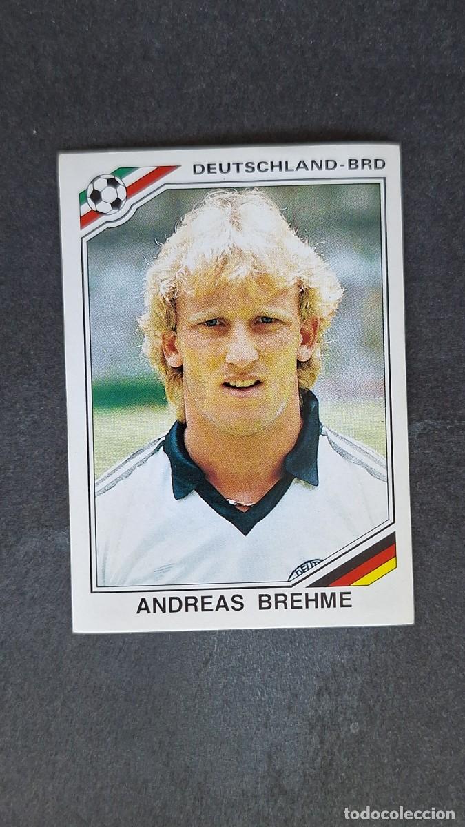 Cromos de F&uacute;tbol: L3 ANDREAS BREHME SELECCION ALEMANIA 300 MUNDIAL MEXICO 86 PANINI NUNCA PEGADO SIN PEGAR