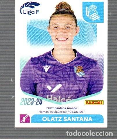 Cromos de F&uacute;tbol: CROMOS DEL PANINI LIGA FEMENINA DE A&Ntilde;OS 2023 /24 N&ordm; 225 REAL SOCIEDAD OLATZ SANTANA
