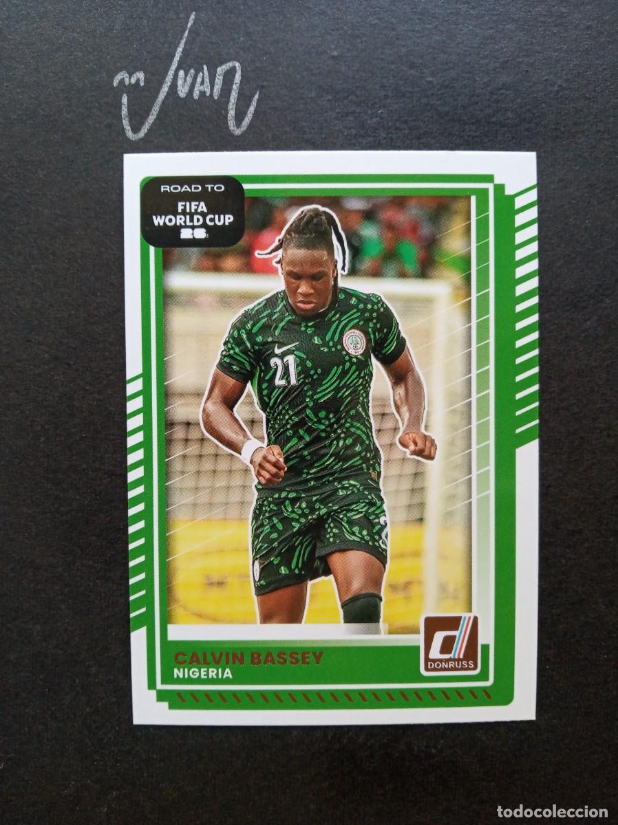 Cromos de F&uacute;tbol: N&ordm; 189 CALVIN BASSEY NIGERIA FULHAM ⚽ PANINI &reg; DONRUSS ROAD TO FIFA WORLD CUP 2026 2025 25 26 NUEVO