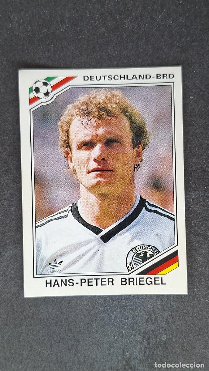 Cromos de F&uacute;tbol: L3 HANS-PETER BRIEGEL SELECCION ALEMANIA 301 MUNDIAL MEXICO 86 PANINI NUNCA PEGADO SIN PEGAR