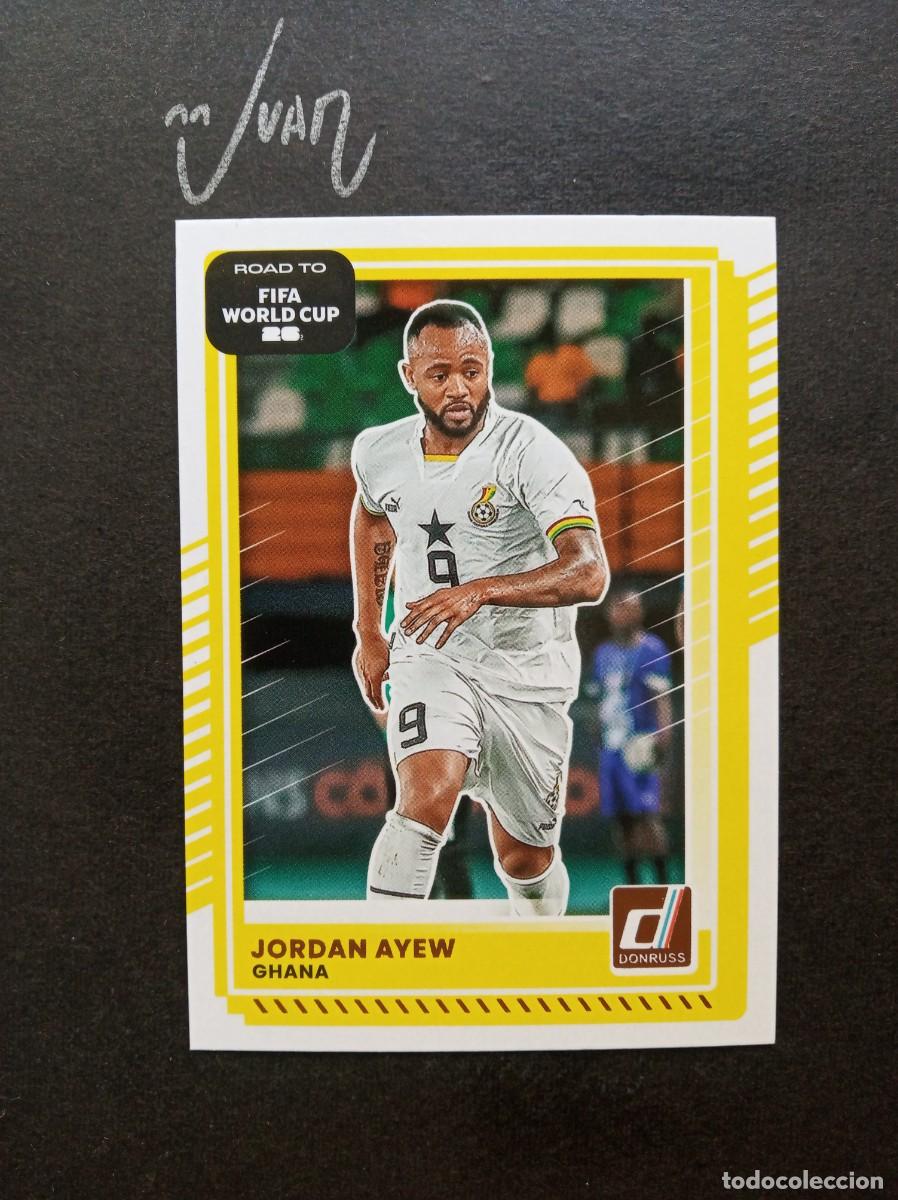 Cromos de F&uacute;tbol: N&ordm; 128 JORDAN AYEW GHANA LEICESTER ⚽ PANINI &reg; DONRUSS ROAD TO FIFA WORLD CUP 2026 2025 25 26 NUEVO