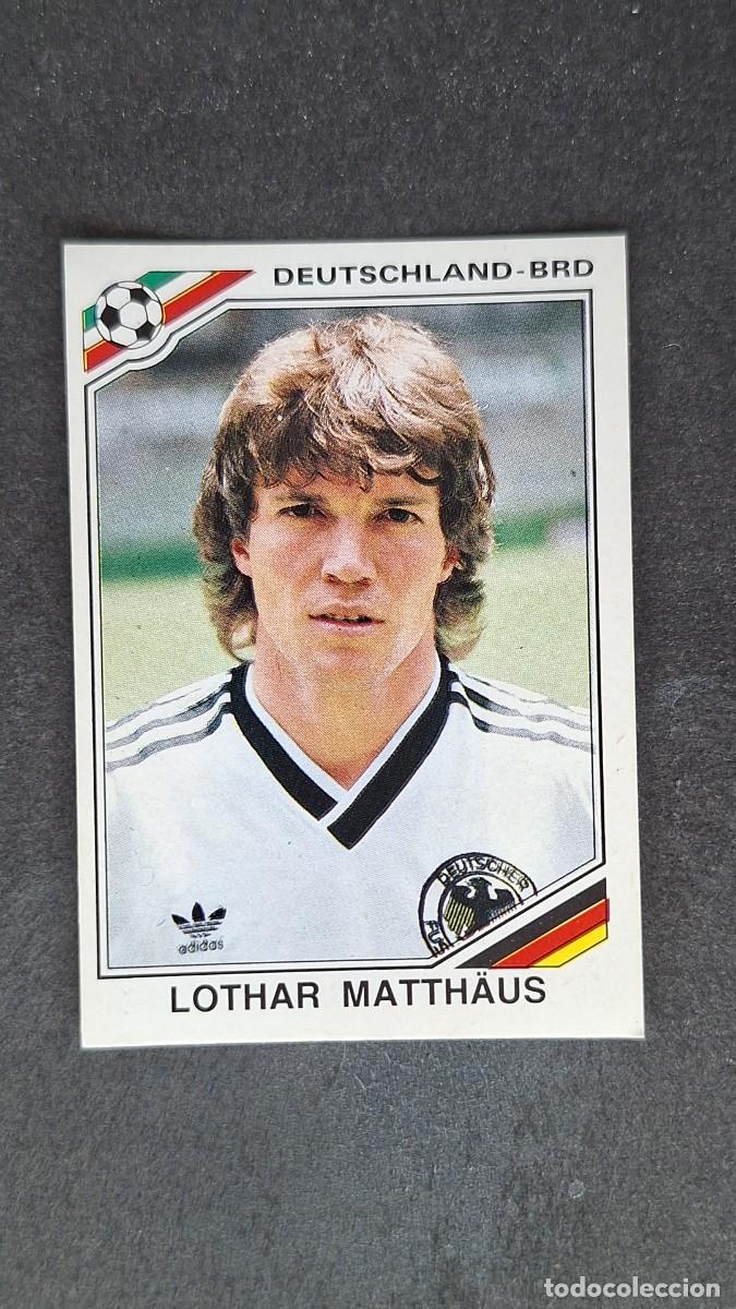 Cromos de F&uacute;tbol: L3 LOTHAR MATTH&Auml;US SELECCION ALEMANIA 302 MUNDIAL MEXICO 86 PANINI NUNCA PEGADO SIN PEGAR