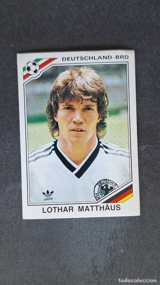 Cromos de F&uacute;tbol: L3 LOTHAR MATTH&Auml;US SELECCION ALEMANIA 302 MUNDIAL MEXICO 86 PANINI NUNCA PEGADO SIN PEGAR