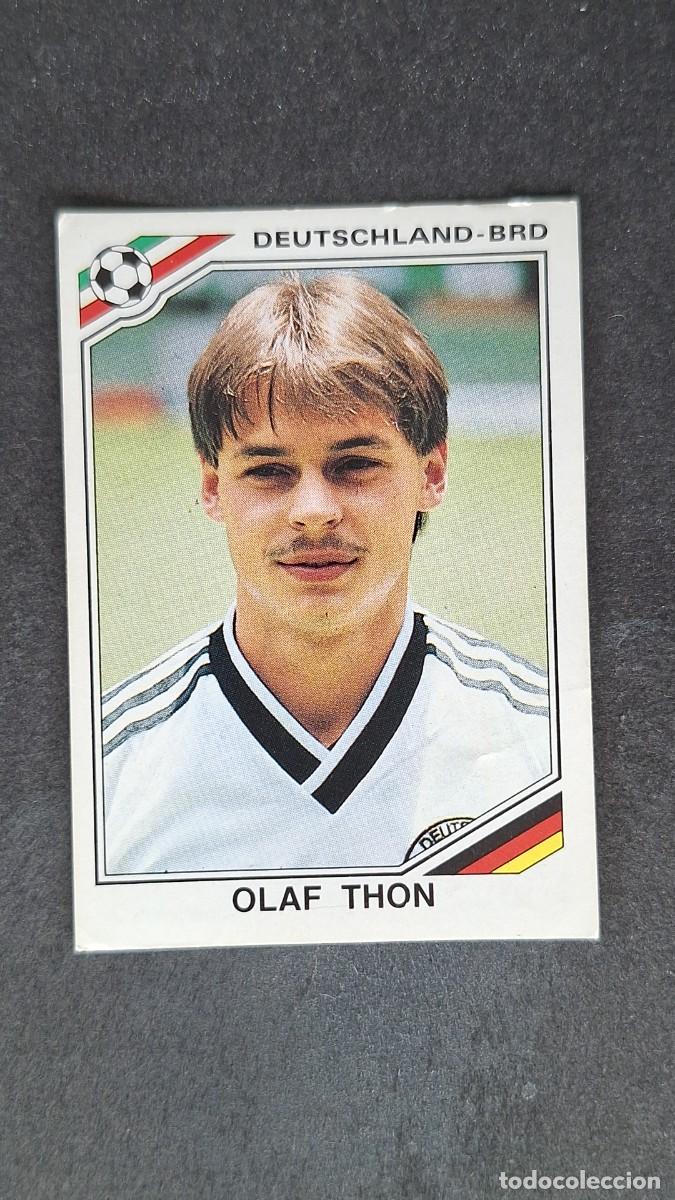 Cromos de F&uacute;tbol: L3 OLAF THON SELECCION ALEMANIA 303 MUNDIAL MEXICO 86 PANINI NUNCA PEGADO SIN PEGAR