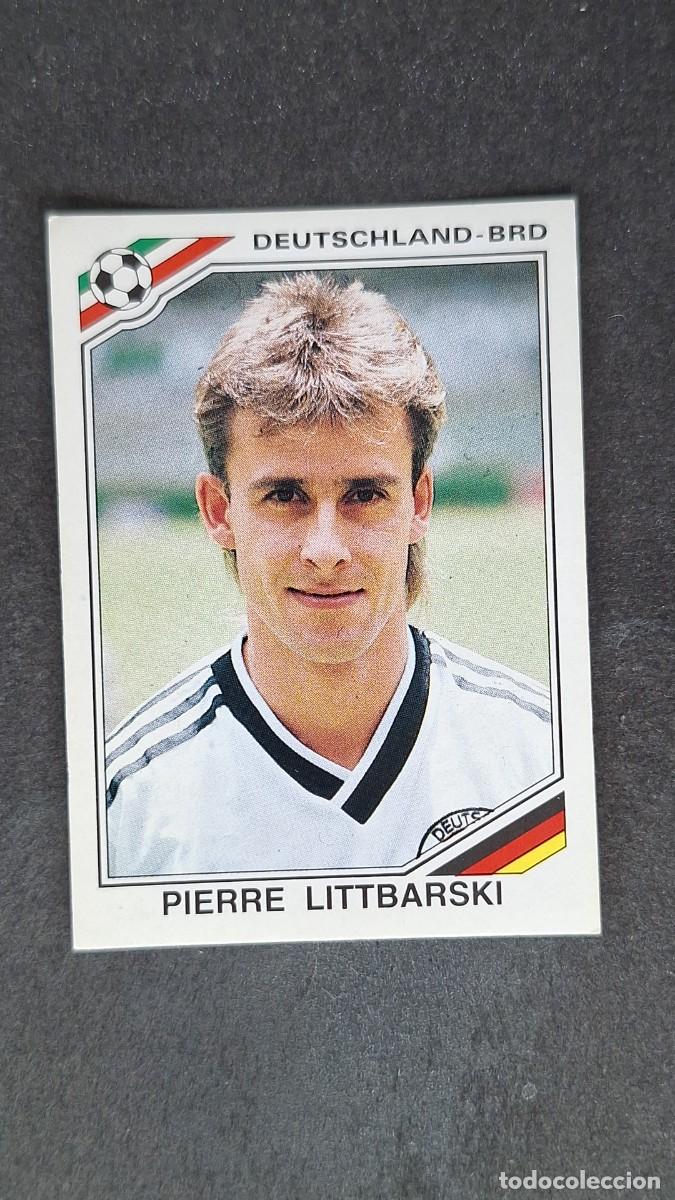 Cromos de F&uacute;tbol: L3 PIERRE LITTBARSKI SELECCION ALEMANIA 305 MUNDIAL MEXICO 86 PANINI NUNCA PEGADO SIN PEGAR