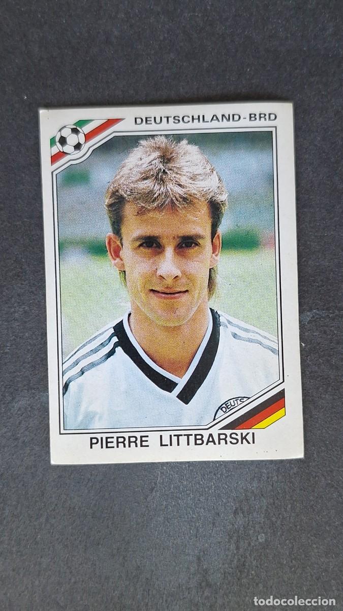 Cromos de F&uacute;tbol: L3 PIERRE LITTBARSKI SELECCION ALEMANIA 305 MUNDIAL MEXICO 86 PANINI NUNCA PEGADO SIN PEGAR