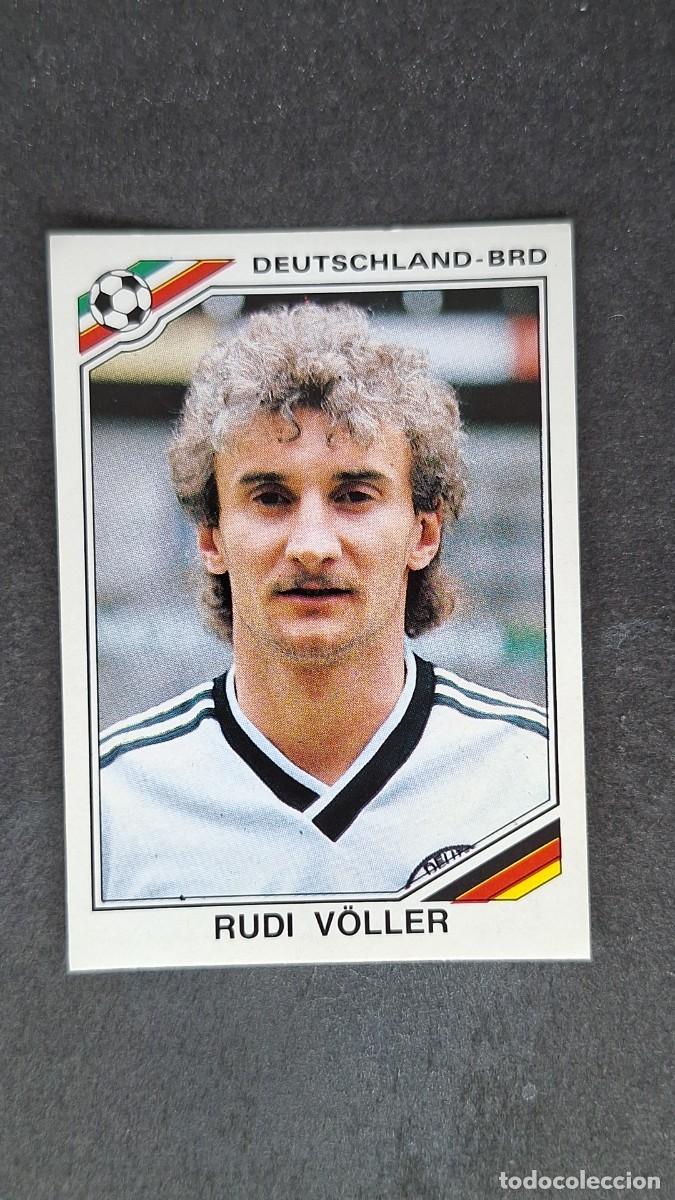 Cromos de F&uacute;tbol: L3 RUDI V&Ouml;LLER SELECCION ALEMANIA 306 MUNDIAL MEXICO 86 PANINI NUNCA PEGADO SIN PEGAR