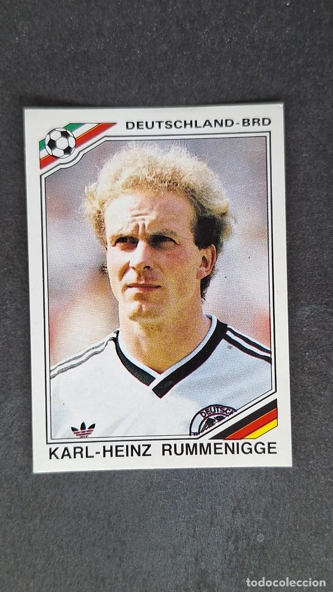 Cromos de Futebol: L3 KARL-HEINZ RUMMENIGGE SELECCION ALEMANIA 307 MUNDIAL MEXICO 86 PANINI NUNCA PEGADO SIN PEGAR