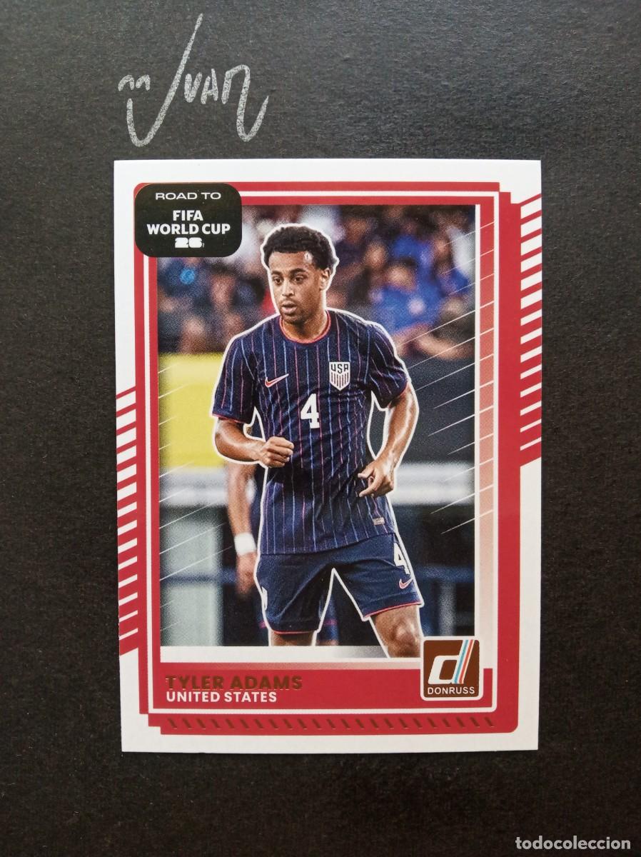 Cromos de F&uacute;tbol: 22 TYLER ADAMS UNITED STATES BOURNEMOUTH ⚽ PANINI &reg; DONRUSS ROAD TO FIFA WORLD CUP 2026 2025 25 26