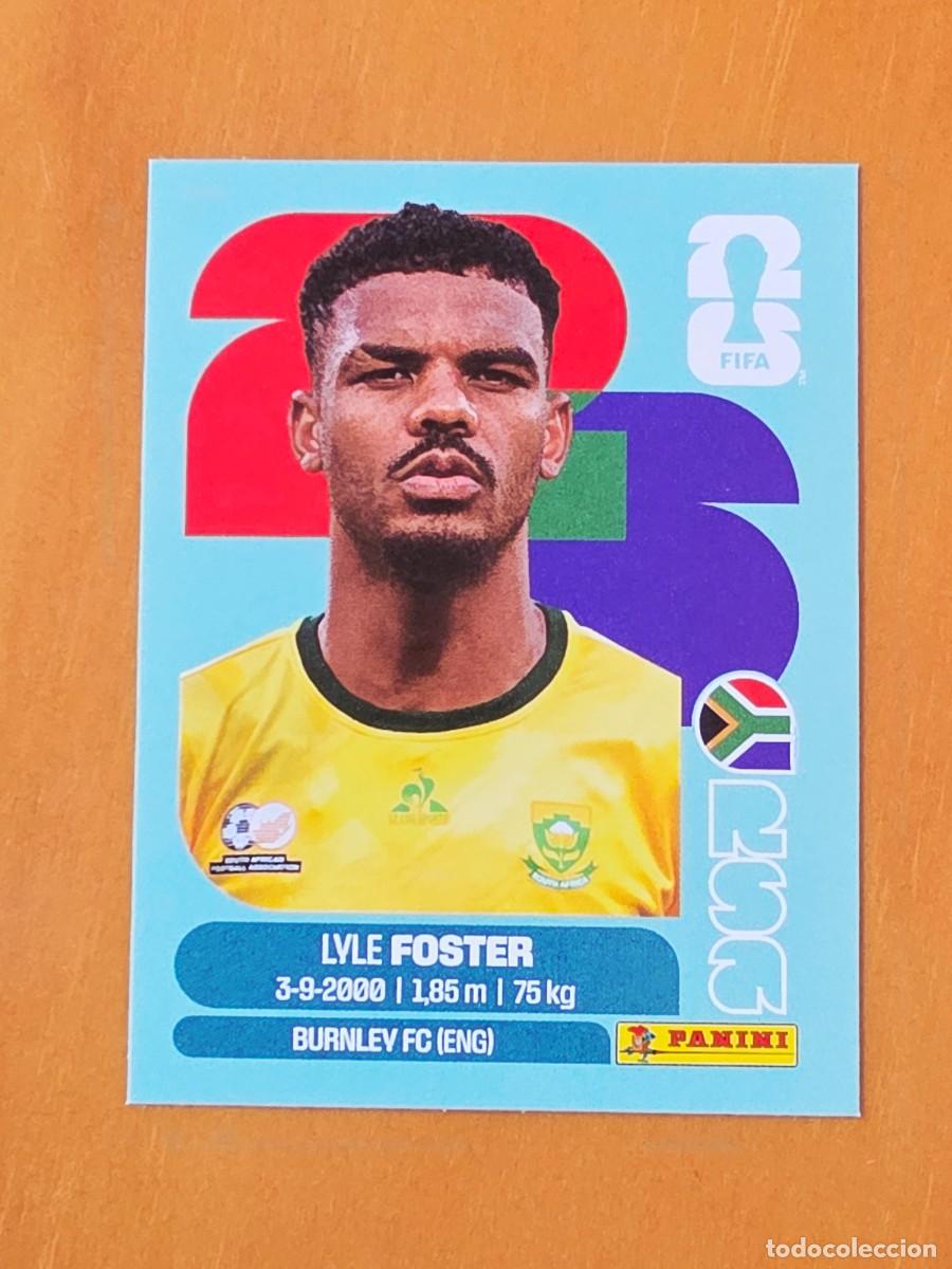 Cromos de F&uacute;tbol: RSA 17 Lyle Foster, Sud&aacute;frica, Panini FIFA World Cup Mundial 2026 Sticker