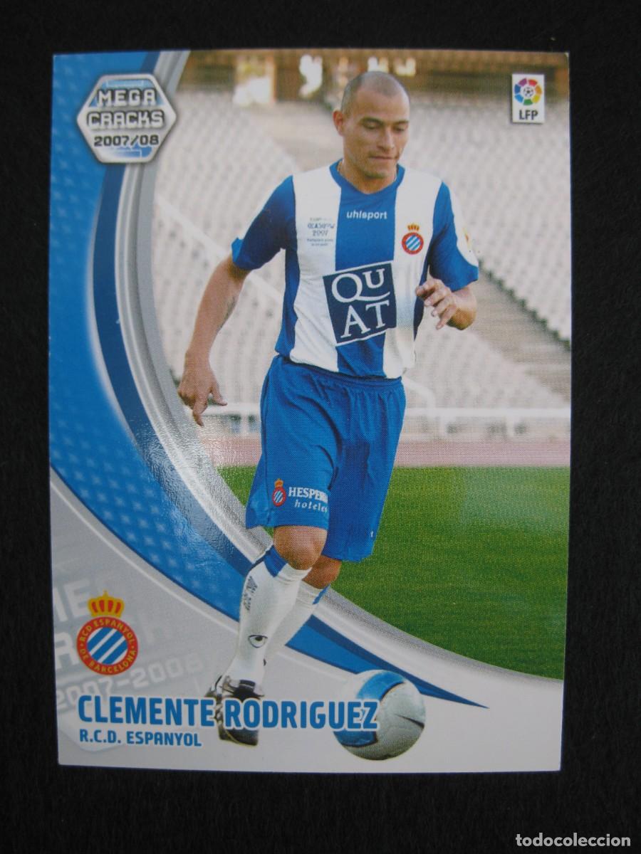 Cromos de F&uacute;tbol: CLEMENTE RODR&Iacute;GUEZ (R.C.D ESPANYOL) - N&ordm; 455 - NUEVO FICHAJE - MEGACRACKS 2007-2008 - PANINI - 07-08
