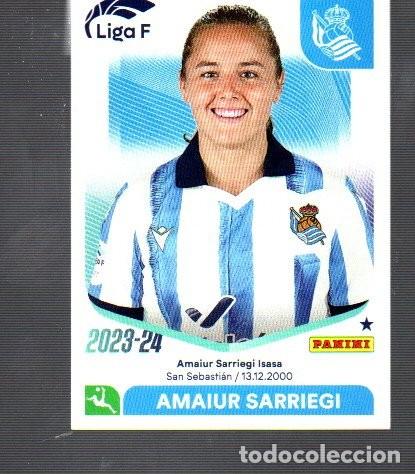 Cromos de F&uacute;tbol: CROMOS DEL PANINI LIGA FEMENINA DE A&Ntilde;OS 2023 /24 N&ordm; 233 REAL SOCIEDAD IRIS ARNAIZ