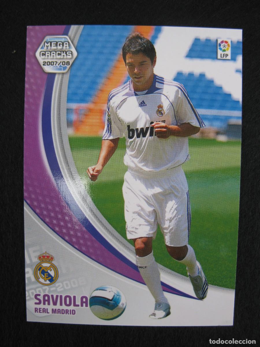 Cromos de F&uacute;tbol: SAVIOLA (R. MADRID) - N&ordm; 458 - NUEVO FICHAJE - MEGACRACKS 2007-2008 - PANINI - 07-08.
