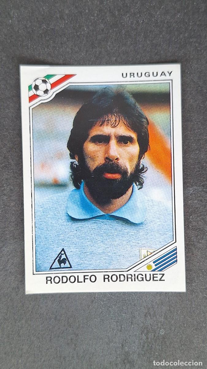 Cromos de F&uacute;tbol: L3 RODOLFO RODRIGUEZ SELECCION URUGUAY 312 MUNDIAL MEXICO 86 PANINI NUNCA PEGADO SIN PEGAR