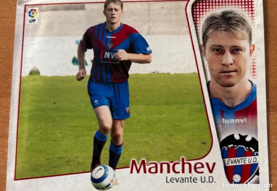 Fu&szlig;ball-Sticker: EDICIONES ESTE 2004-2005 04 05 MANCHEV (LEVANTE) COLOCA VENTANILLA LEER