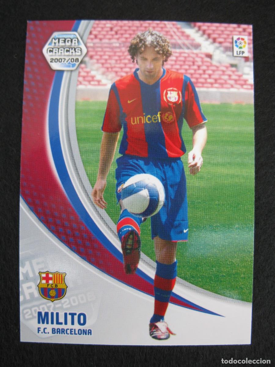 Cromos de F&uacute;tbol: MILITO (F.C. BARCELONA) - N&ordm; 463 - NUEVO FICHAJE - MEGACRACKS 2007-2008 - PANINI - 07-08.