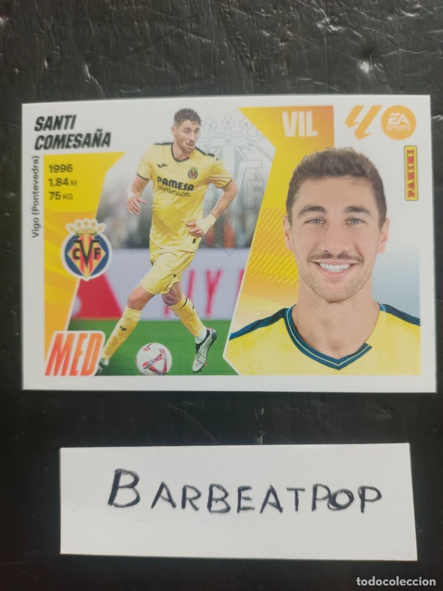 Cromos de F&uacute;tbol: CROMO LIGA ESTE PANINI 2025 2026 VILLARREAL SANTI COMESA&Ntilde;A