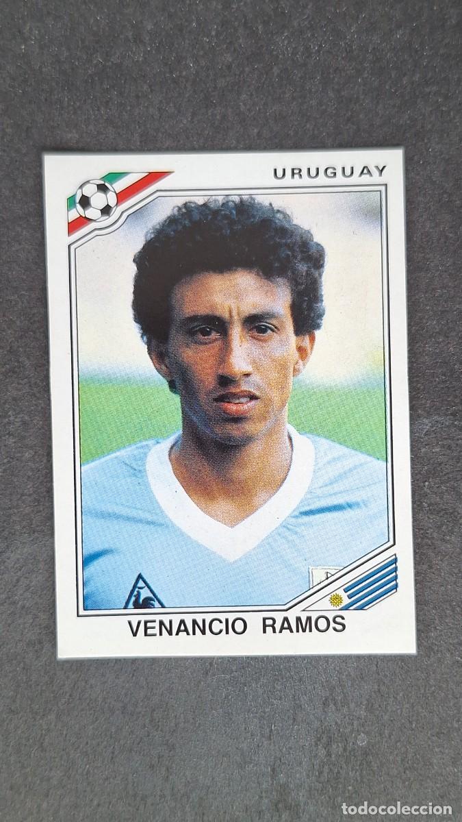 Cromos de F&uacute;tbol: L3 VENANCIO RAMOS SELECCION URUGUAY 324 MUNDIAL MEXICO 86 PANINI NUNCA PEGADO SIN PEGAR