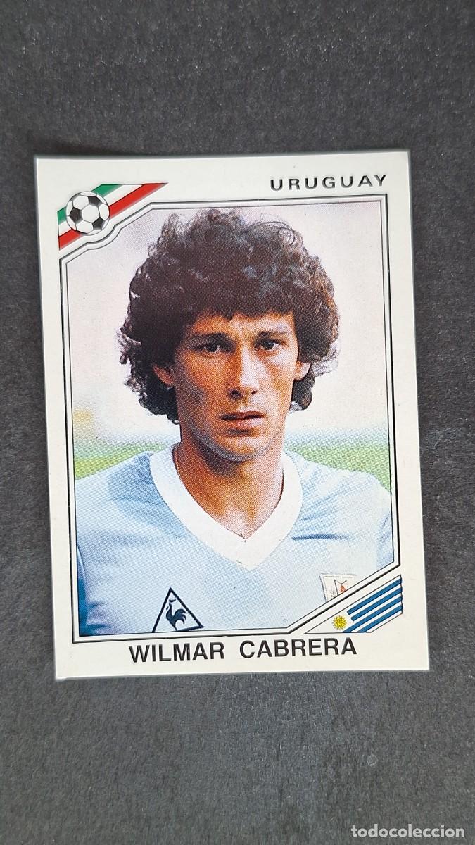 Cromos de F&uacute;tbol: L3 WILMAR CABRERA SELECCION URUGUAY 325 MUNDIAL MEXICO 86 PANINI NUNCA PEGADO SIN PEGAR