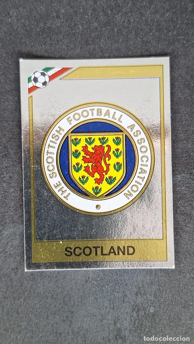 Cromos de F&uacute;tbol: L3 ESCUDO SELECCION ESCOCIA 328 MUNDIAL MEXICO 86 PANINI NUNCA PEGADO SIN PEGAR