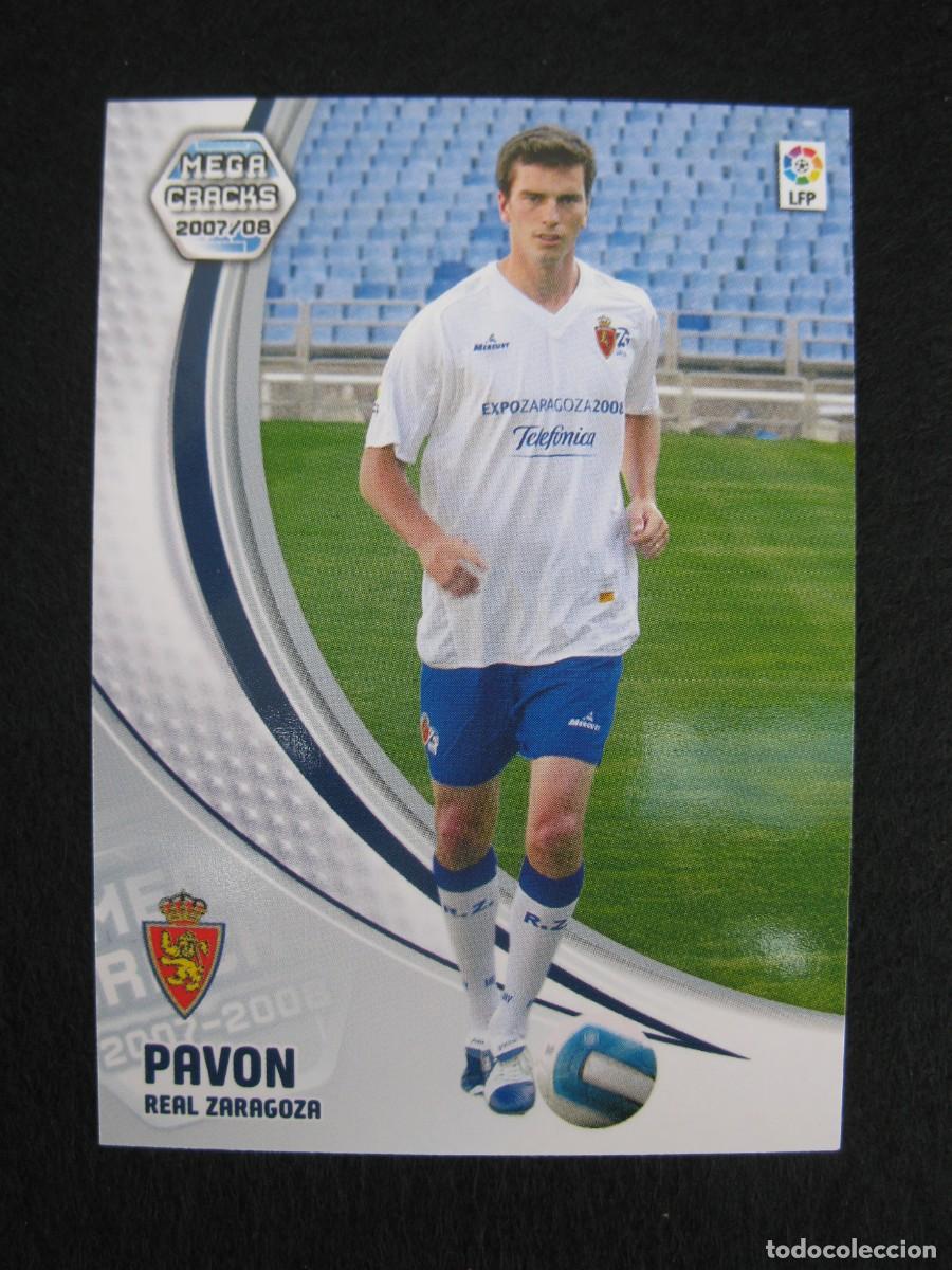 Fu&szlig;ball-Sticker: PAVON (R. ZARAGOZA) - N&ordm; 466 - NUEVO FICHAJE - MEGACRACKS 2007-2008 - PANINI - 07-08.