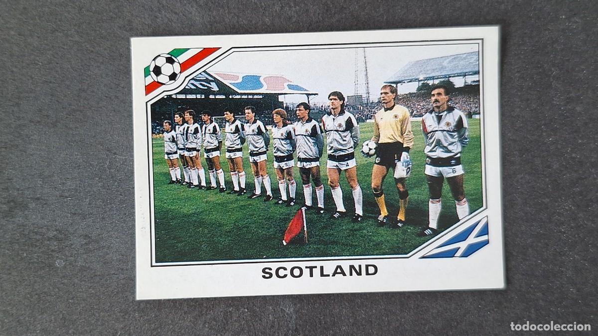 Fu&szlig;ball-Sticker: L3 EQUIPO SELECCION ESCOCIA 329 MUNDIAL MEXICO 86 PANINI NUNCA PEGADO SIN PEGAR