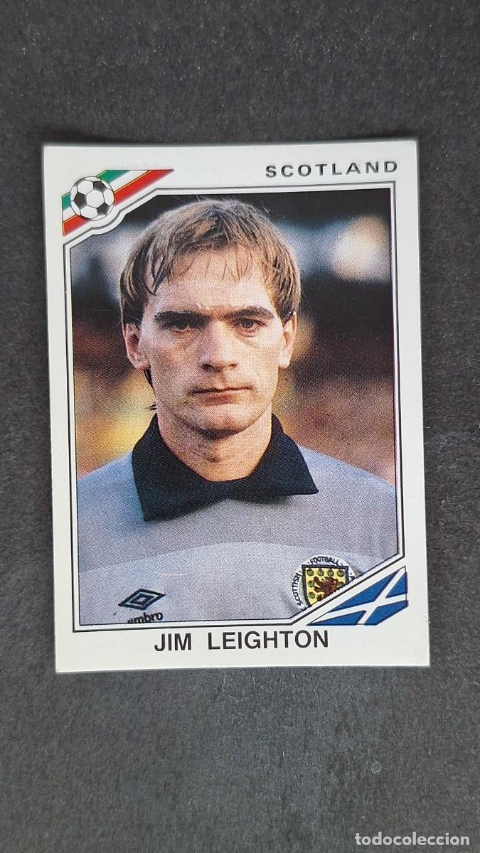 Fu&szlig;ball-Sticker: L3 JIM LEIGHTON SELECCION ESCOCIA 330 MUNDIAL MEXICO 86 PANINI NUNCA PEGADO SIN PEGAR
