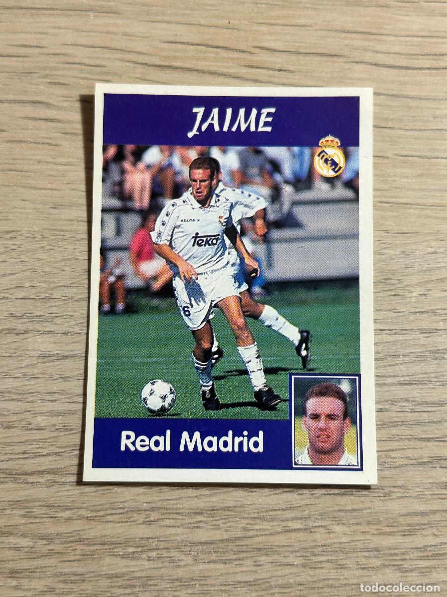Cromos de F&uacute;tbol: JAIME REAL MADRID n&ordm; 9 LA LIGA PANINI SPORTS 97 98 1997 1998 SIN PEGAR