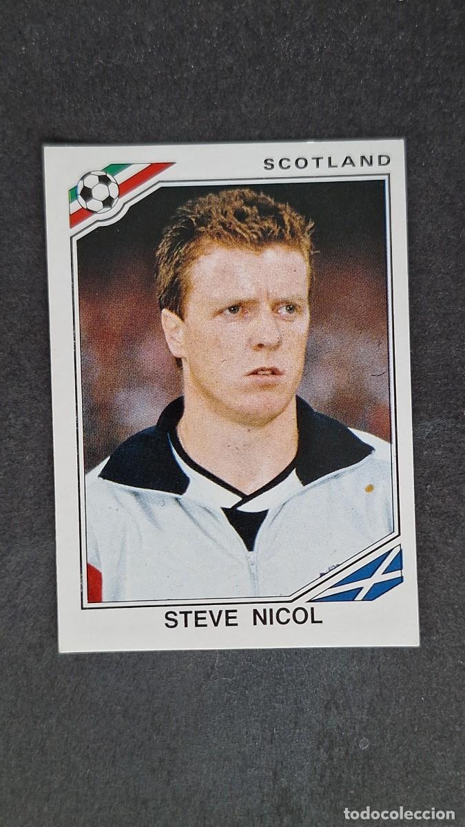 Cromos de Futebol: L3 STEVE NICOL SELECCION ESCOCIA 335 MUNDIAL MEXICO 86 PANINI NUNCA PEGADO SIN PEGAR