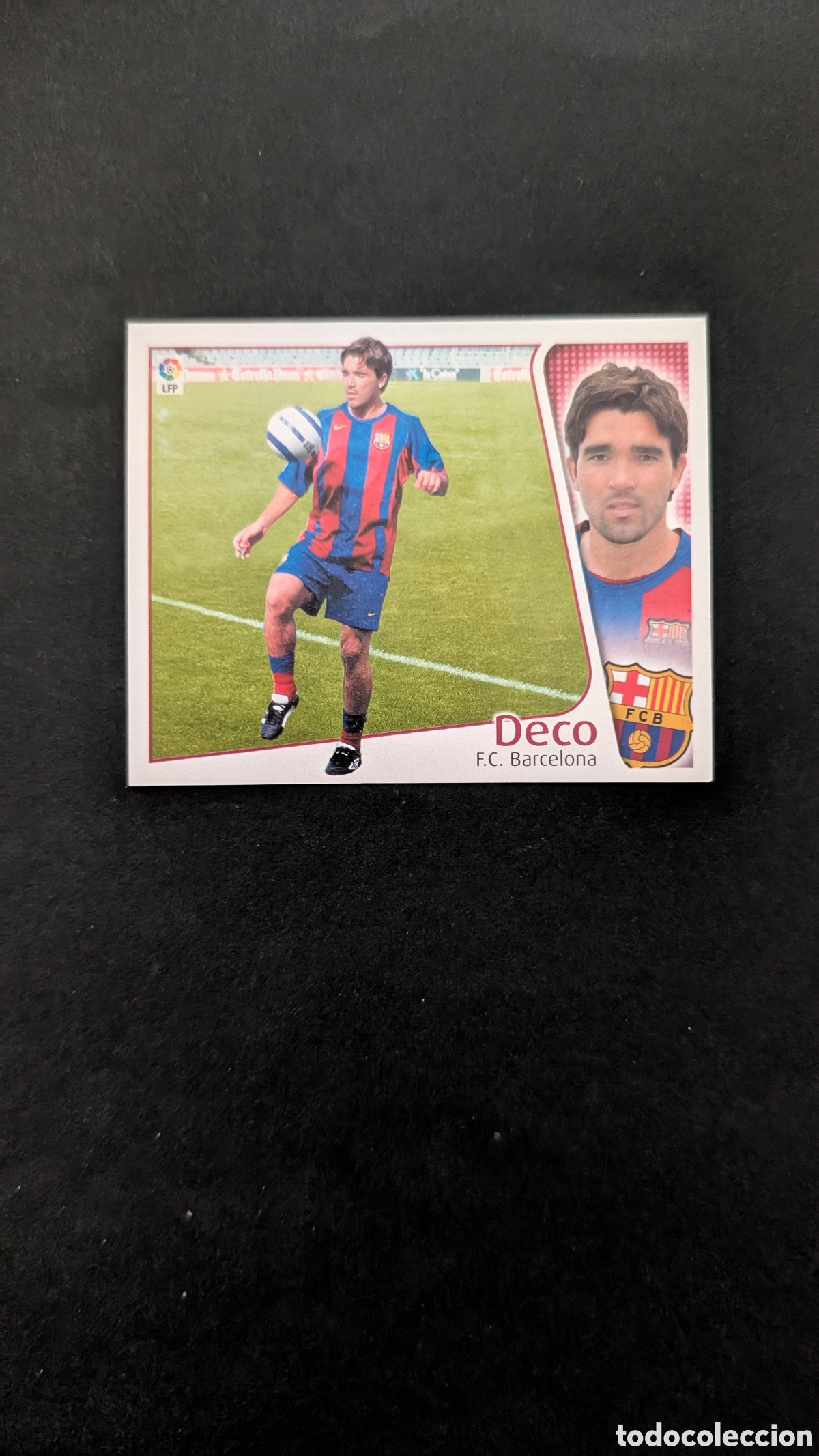Cromos de F&uacute;tbol: DECO BARCELONA FICHAJE 3 LIGA ESTE 2004/05 04 05 NUNCA PEGADO SIN PEGAR