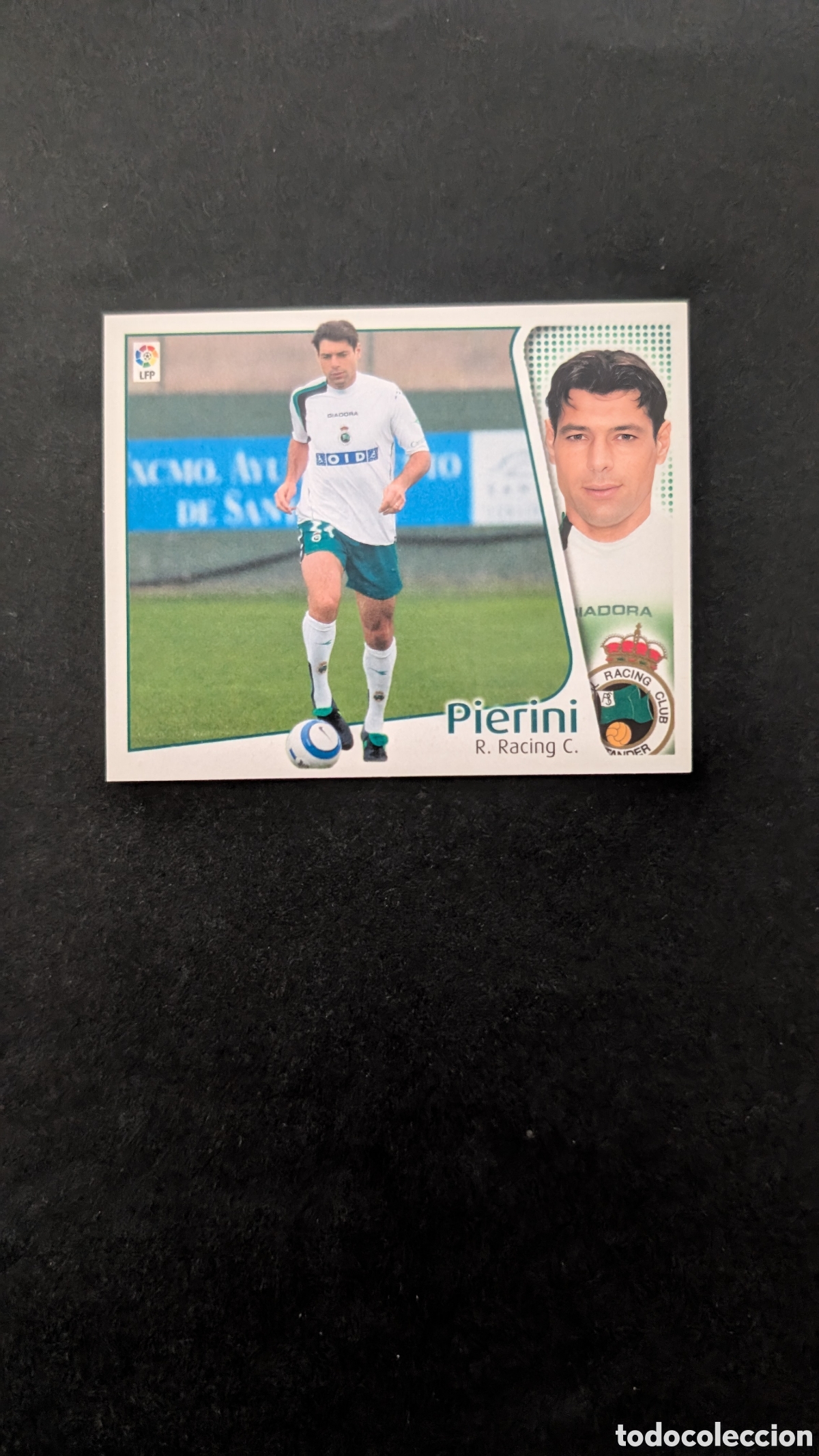 Cromos de F&uacute;tbol: PIERINI RACING SANTANDER FICHAJE 45 LIGA ESTE 2004/05 04 05 NUNCA PEGADO SIN PEGAR