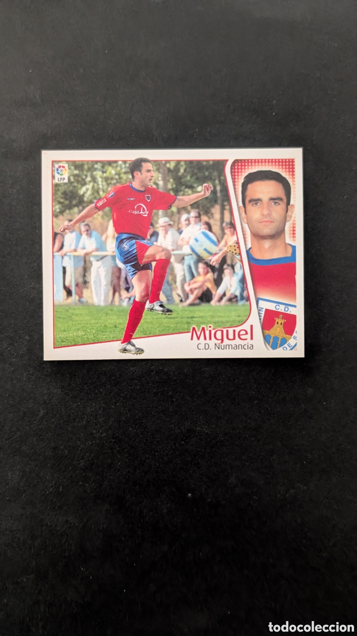 Fu&szlig;ball-Sticker: MIGUEL NUMANCIA FICHAJE 46 LIGA ESTE 2004/05 04 05 NUNCA PEGADO SIN PEGAR