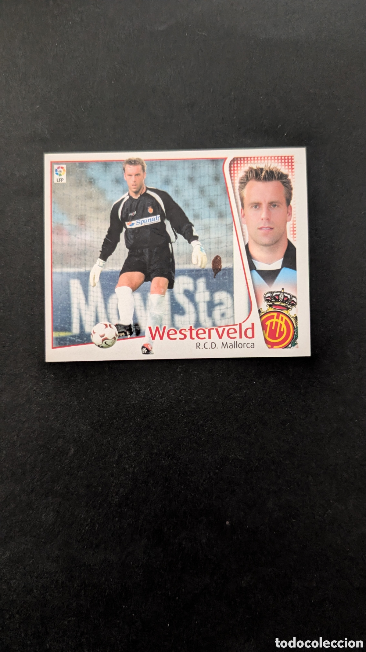 Fu&szlig;ball-Sticker: WESTERVELD MALLORCA FICHAJE 48 LIGA ESTE 2004/05 04 05 NUNCA PEGADO LEER DESCRIPCION