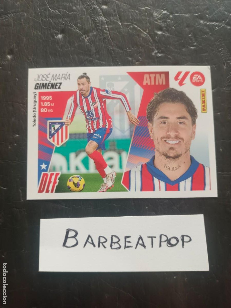 Cromos de Futebol: CROMO LIGA ESTE PANINI 2025 2026 ATL&Eacute;TICO DE MADRID GIM&Eacute;NEZ
