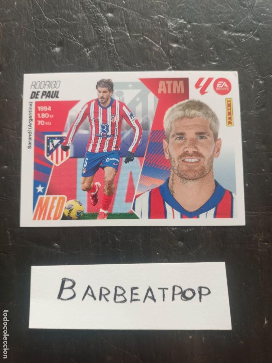 Cromos de F&uacute;tbol: CROMO LIGA ESTE PANINI 2025 2026 ATL&Eacute;TICO DE MADRID DE PAUL