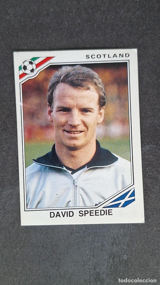Cromos de F&uacute;tbol: L3 DAVID SPEEDIE SELECCION ESCOCIA 340 MUNDIAL MEXICO 86 PANINI NUNCA PEGADO SIN PEGAR