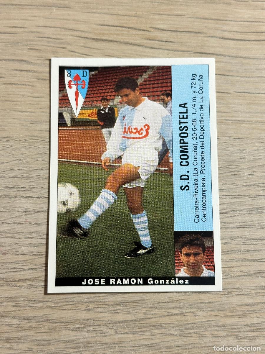 Cromos de F&uacute;tbol: JOSE RAMON COMPOSTELA ULTIMO FICHAJE PANINI LIGA 95 96 CROMO SIN PEGAR NUNCA PEGADO