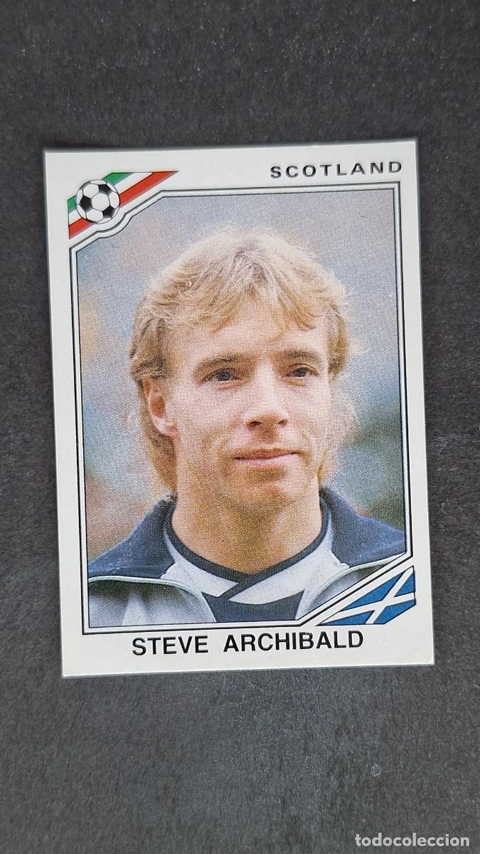 Cromos de F&uacute;tbol: L3 STEVE ARCHIBALD SELECCION ESCOCIA 343 MUNDIAL MEXICO 86 PANINI NUNCA PEGADO SIN PEGAR