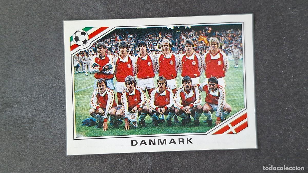 Fu&szlig;ball-Sticker: L3 EQUIPO SELECCION DINAMARCA 347 MUNDIAL MEXICO 86 PANINI NUNCA PEGADO SIN PEGAR