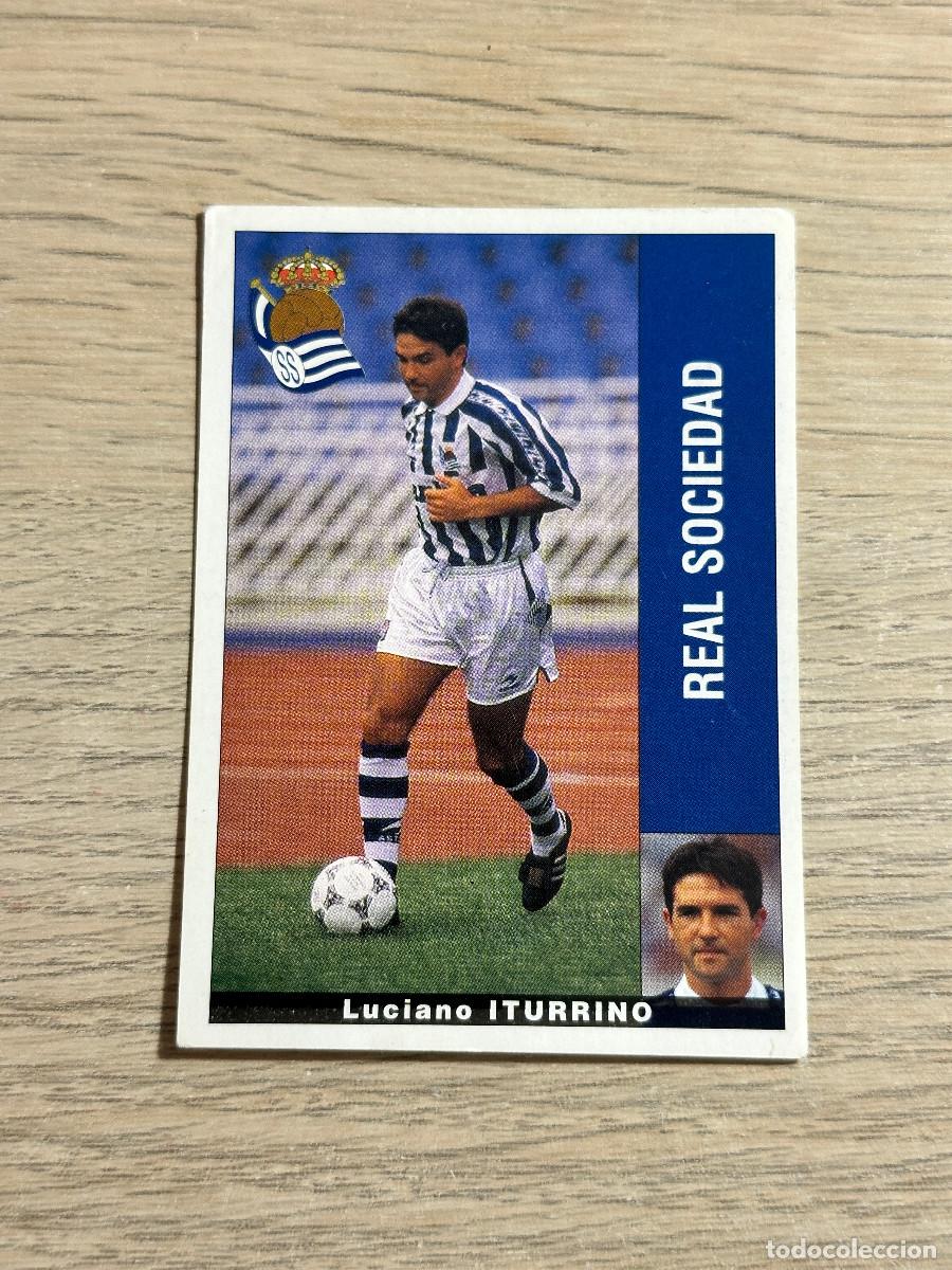 Fu&szlig;ball-Sticker: ITURRINO REAL SOCIEDAD PANINI LIGA 95 96 CROMO SIN PEGAR NUNCA PEGADO