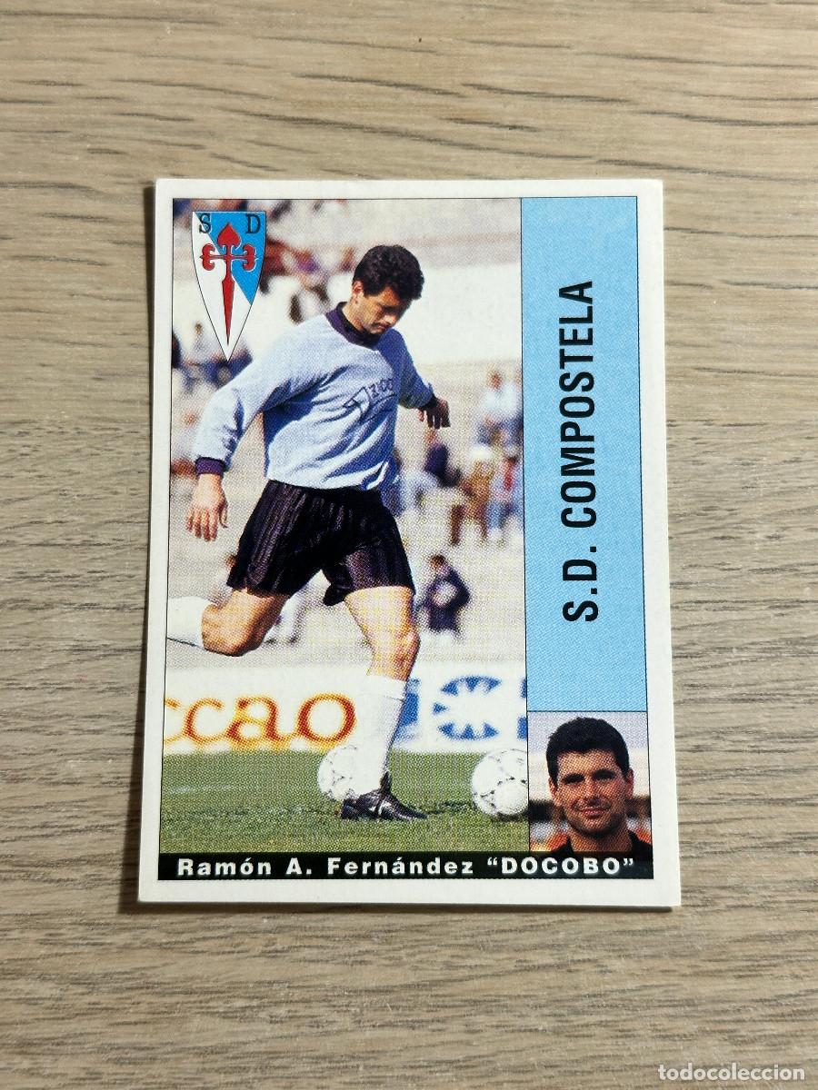 Cromos de F&uacute;tbol: DOCOBO COMPOSTELA PANINI LIGA 95 96 CROMO SIN PEGAR NUNCA PEGADO