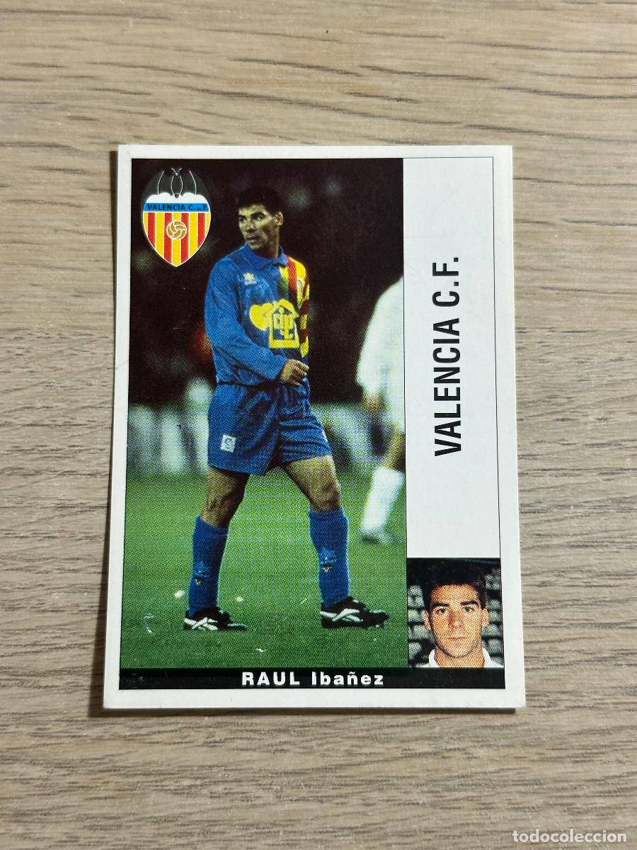 Cromos de F&uacute;tbol: RAUL VALENCIA PANINI LIGA 95 96 CROMO SIN PEGAR NUNCA PEGADO