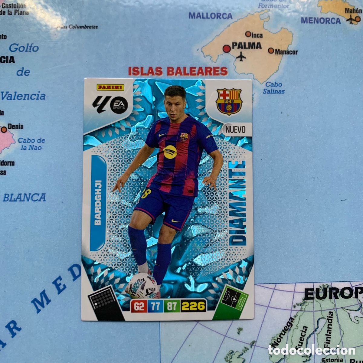 Cromos de F&uacute;tbol: Bardghji nuevo Diamante del Barcelona cromo adrenalyn XL 25-26 2025-2026
