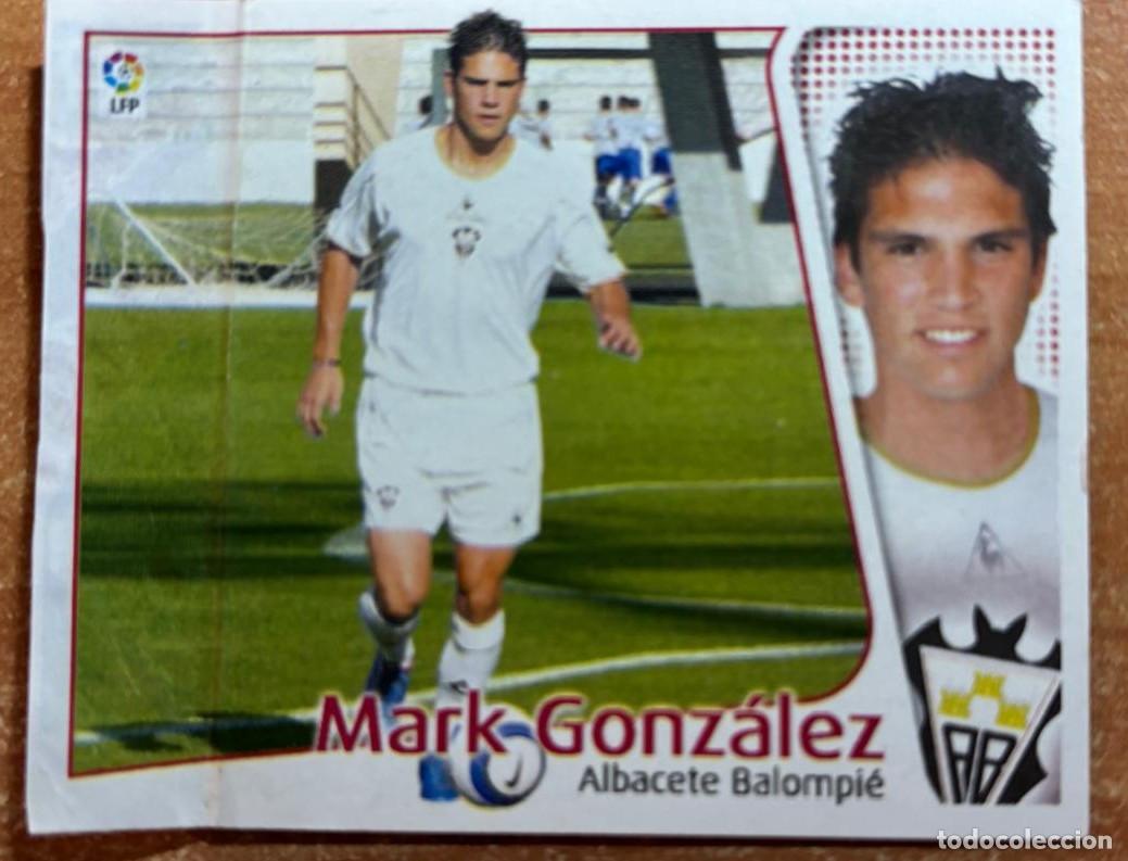 Cromos de F&uacute;tbol: EDICIONES ESTE 2004-2005 04 05 MARK GONZALEZ (ALBACETE) DIF&Iacute;CIL VENTANILLA LEER