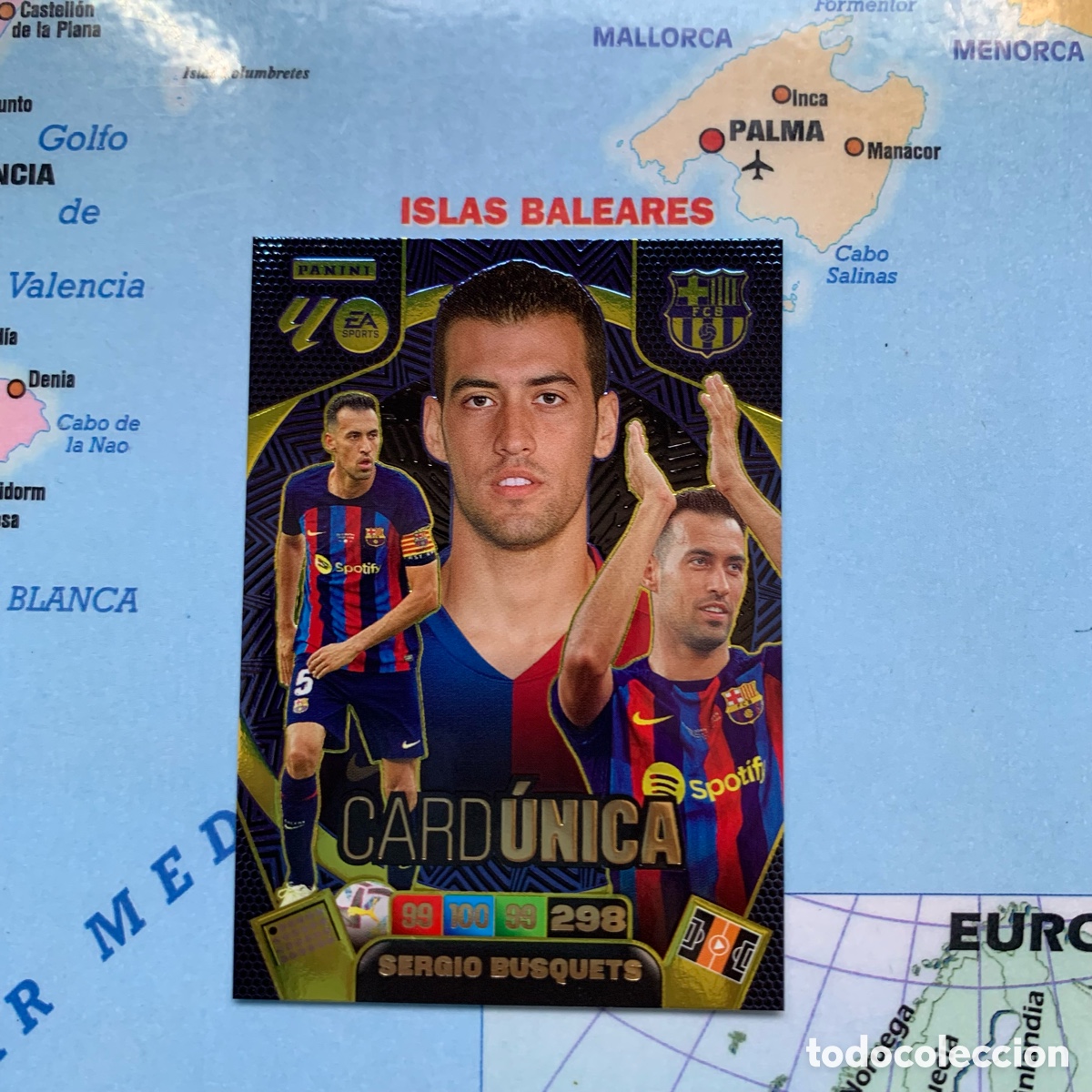 Cromos de F&uacute;tbol: Busquets Card Unica del Barcelona cromo adrenalyn XL 25-26 2025-2026