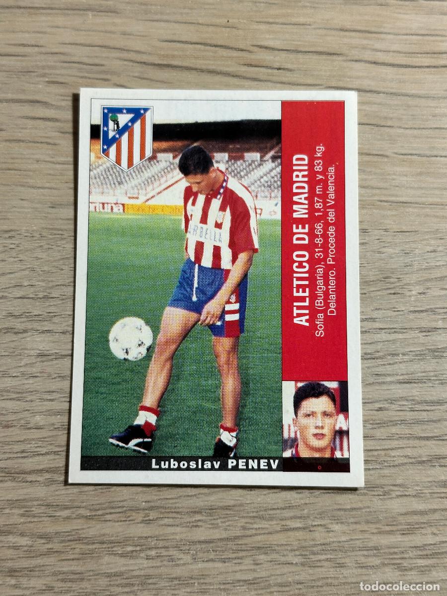 Cromos de F&uacute;tbol: PENEV ATLETICO DE MADRID PANINI LIGA 95 96 CROMO SIN PEGAR NUNCA PEGADO