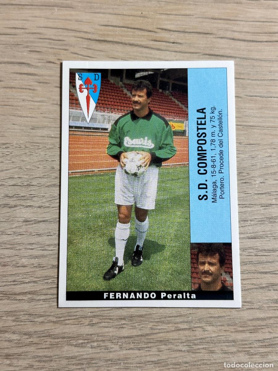 Cromos de F&uacute;tbol: FERNANDO COMPOSTELA PANINI LIGA 95 96 CROMO SIN PEGAR NUNCA PEGADO