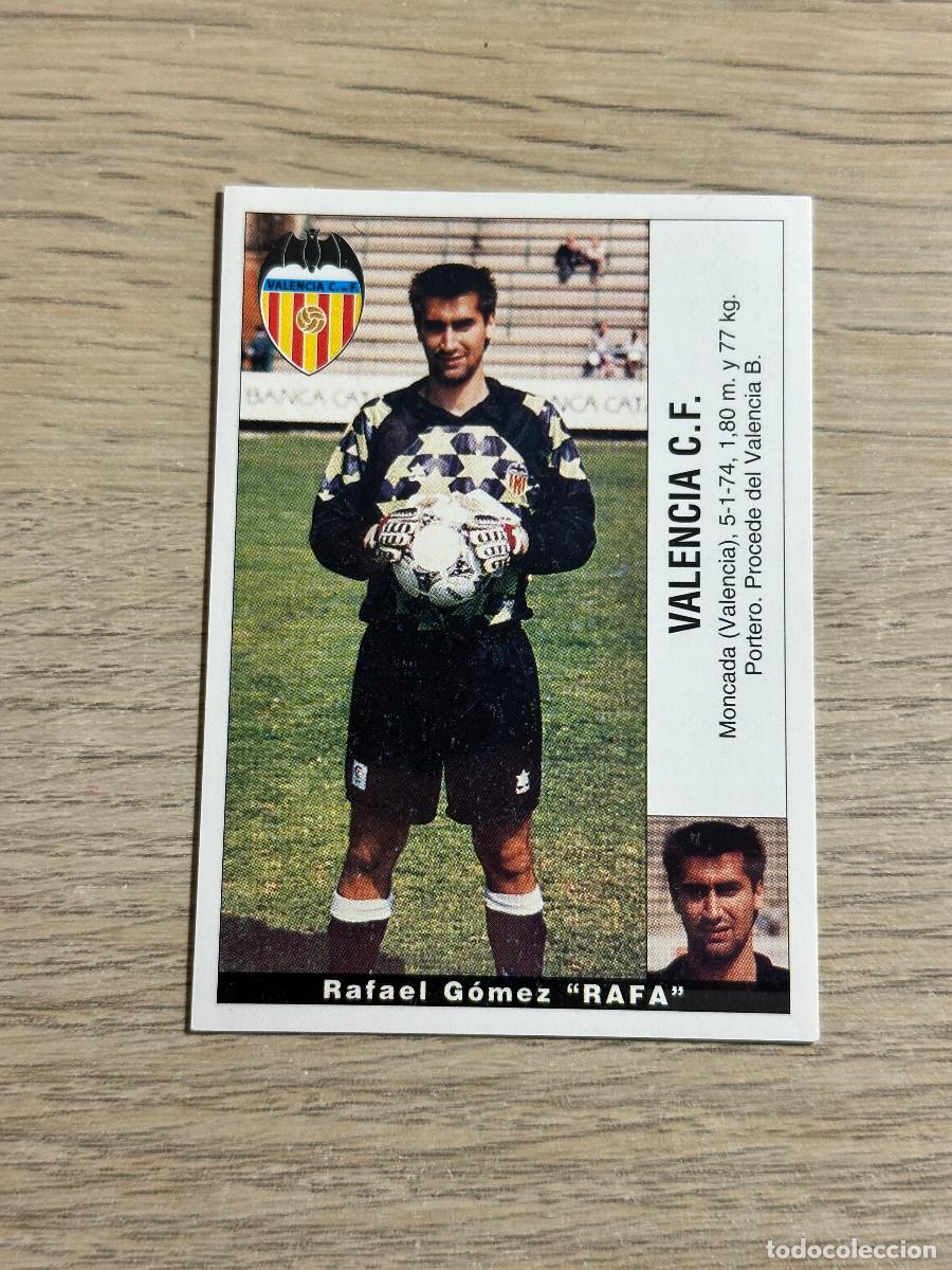Cromos de F&uacute;tbol: RAFA VALENCIA PANINI LIGA 95 96 CROMO SIN PEGAR NUNCA PEGADO